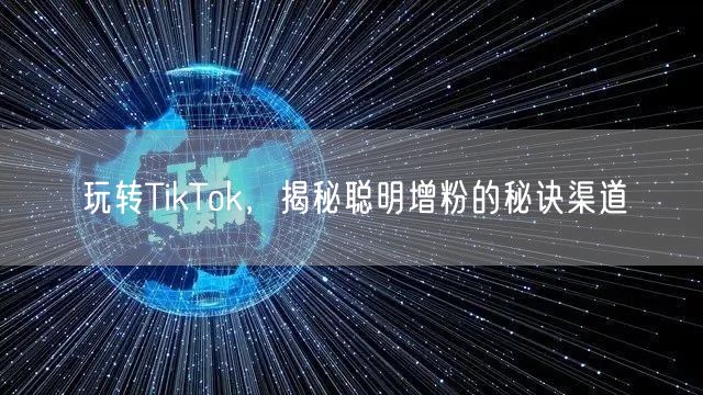 玩转TikTok，揭秘聪明增粉的秘诀渠道