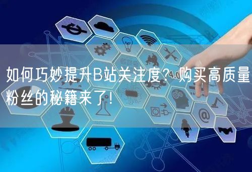 如何巧妙提升B站关注度？购买高质量粉丝的秘籍来了！